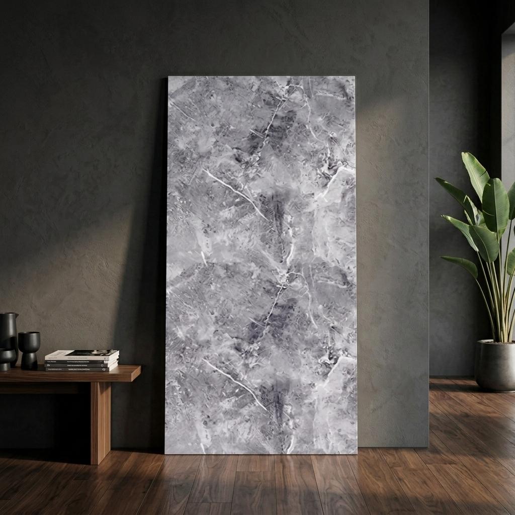 Marble Effect Waterproof Wall Tile Stickers 30cm x 60cm 10-20PCS Easy DIY PVC Peel and Stick Decor for Kitchen Bathroom Living Room