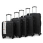 5 Piece Hard Shell Luggage Set with 360° Spinner Wheels, Combination Lock, Lightweight Travel Suitcase Set 18/20/26/29/32 Inch