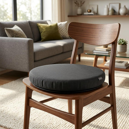 360° Memory Foam Swivel Seat Cushion with Anti-Slip Base, Rotating Chair Cushion, Removable Washable Cover, Portable Seat Pad for Car, Home & Office