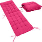 Extra Thick 8Cm Full Length Zero Gravity Chair Only Cushion Soft Padded Seat with Ties Quilted & Breathable Fabric for Recliners Patio Chairs Garden Loungers (170 x 53 x 8 cm)