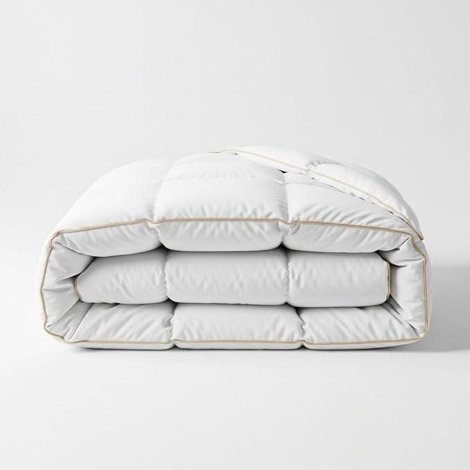 Luxury Feather & Down Duvet Quilt 100% Cotton Cover Warm Soft Breathable Bedding Single Double King Super King Multiple Tog