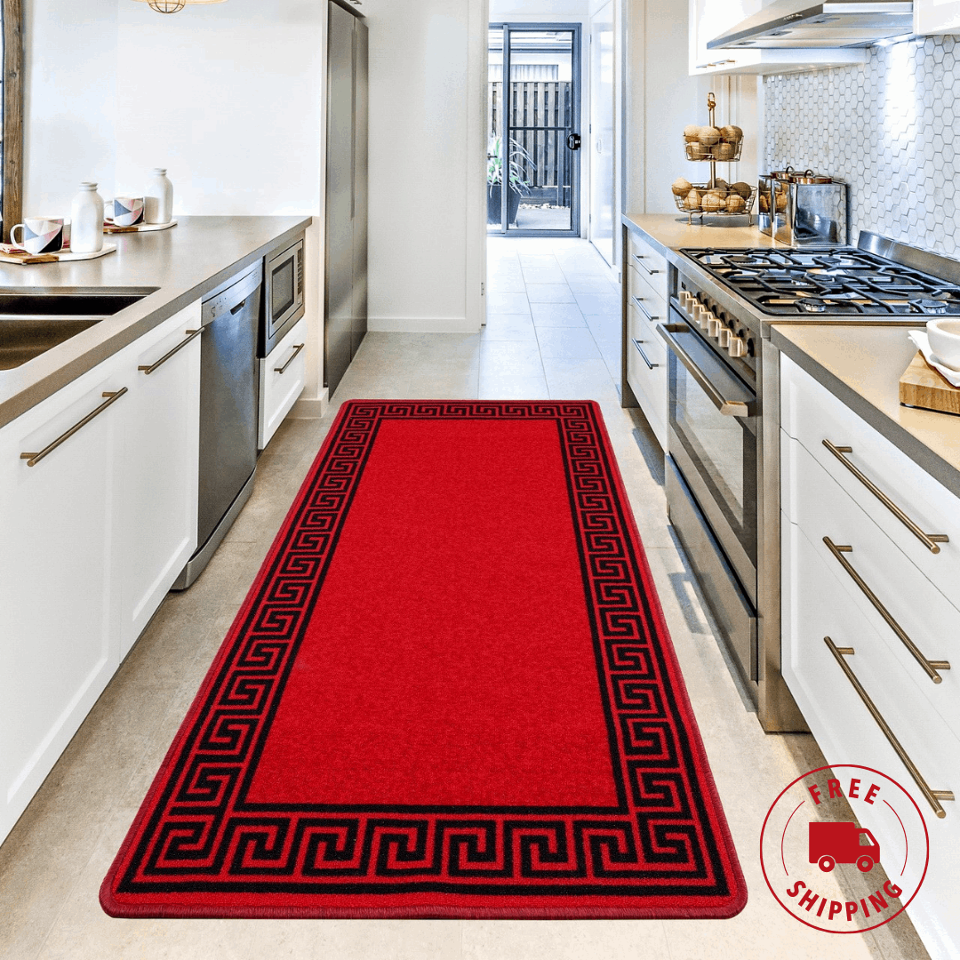Greekey Hallway Runner Rugs Living Room Carpet Bedroom Carpet Kitchen Floor Mat