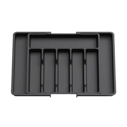 Adjustable Kitchen Cutlery Organiser Tray Expandable Drawer Storage for Utensils, Cutlery & Tableware Lightweight Plastic