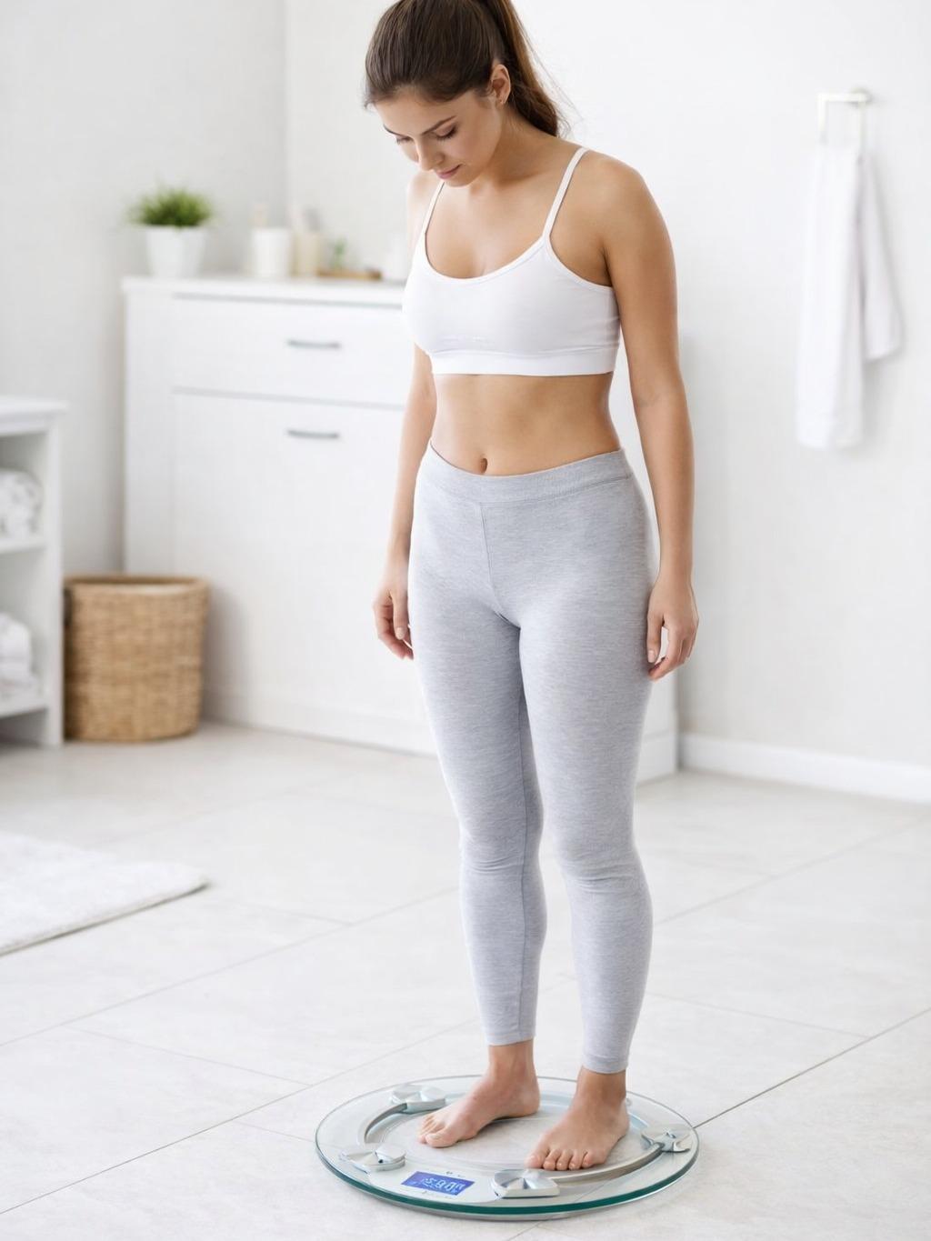 Digital Bathroom Scale for Body Weight High Precision Sensor Weighing Scale with LED Display Step-On Electronic Weight Machine for Home
