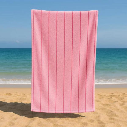 Sand Free Beach Towel Extra Large 100x200cm Kabana Stripe Quick Dry Microfibre Towel for Beach, Pool & Travel