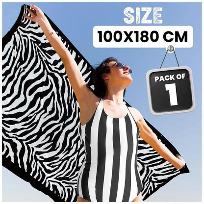 Extra Large Beach Towel Quick Dry Sand Resistant Lightweight Travel Towel XXL 100 x 180 cm Soft Adult Towel