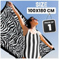 Extra Large Beach Towel Quick Dry Sand Resistant Lightweight Travel Towel XXL 100 x 180 cm Soft Adult Towel