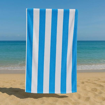 Sand Free Beach Towel Extra Large 100x200cm Kabana Stripe Quick Dry Microfibre Towel for Beach, Pool & Travel