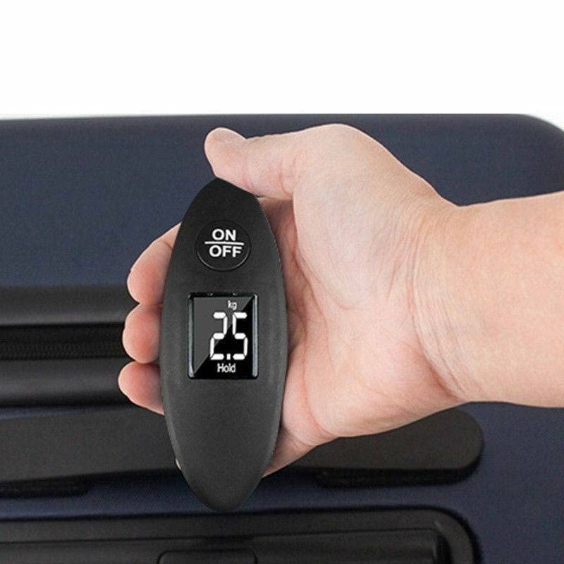 Portable Digital Luggage Scale 40kg Travel Weight Scale with LCD Display Tare Function & Auto Off for Suitcases and Bags