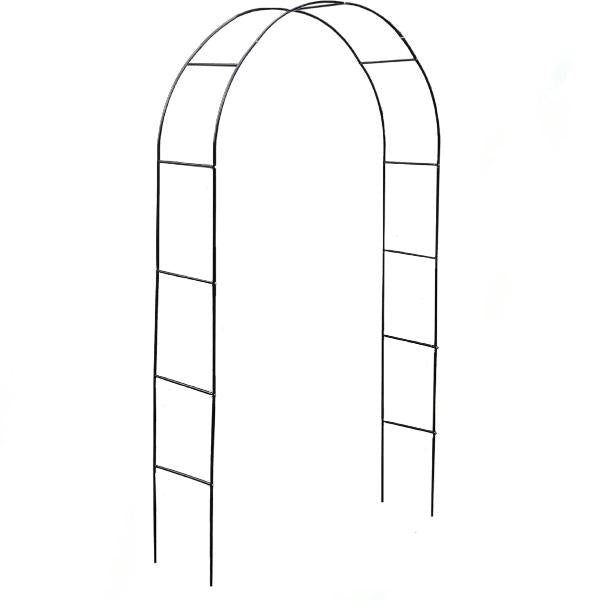 2.4M Metal Garden Arch – Heavy-Duty Steel Plant Support