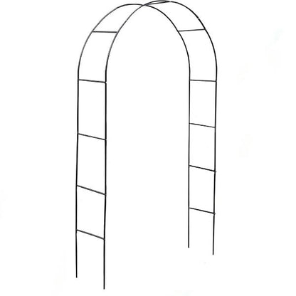 2.4M Metal Garden Arch – Heavy-Duty Steel Plant Support