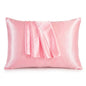 Satin Silk Pillowcases for Hair and Skin 2 Pack Standard Size 50x75cm Envelope Closure Pillow Case