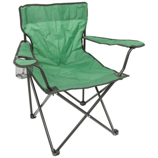 Folding Camping Chair Collapsible Fishing Chair with Carrier Bag Lightweight Portable Hiking Chair with Mesh Cup Holder, Heavy Duty Camping Chair Comfortable Cross Design Seat for Outdoors Camping Fishing Picnics Beach & Travel Green