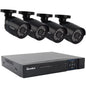 4 Camera Home CCTV System Full HD 1080P DVR Kit Outdoor Night Vision Remote Monitoring UK