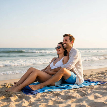 Extra Large Beach Towel Quick Dry Sand Resistant Lightweight Travel Towel XXL 100 x 180 cm Soft Adult Towel