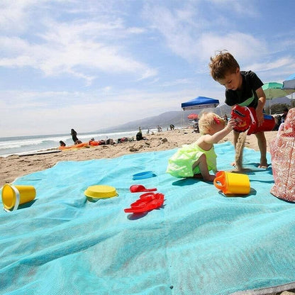 Extra Large Sandproof Beach Mat 200×150cm Waterproof Picnic Blanket Foldable Lightweight Outdoor Mat for Beach Camping Hiking Travel