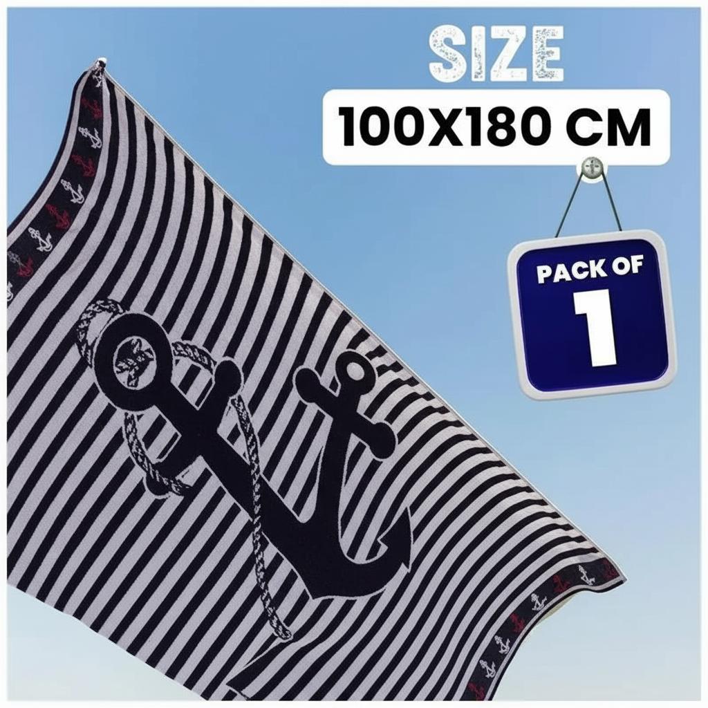 Extra Large Beach Towel Quick Dry Sand Resistant Lightweight Travel Towel XXL 100 x 180 cm Soft Adult Towel