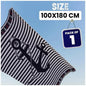 Extra Large Beach Towel Quick Dry Sand Resistant Lightweight Travel Towel XXL 100 x 180 cm Soft Adult Towel