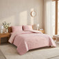 10.5 Tog Coverless Reversible Duvet Set with Pillowcase Soft Microfibre Quilt Machine Washable Bedding Navy Natural Pink Grey Single, Double, King & Super King