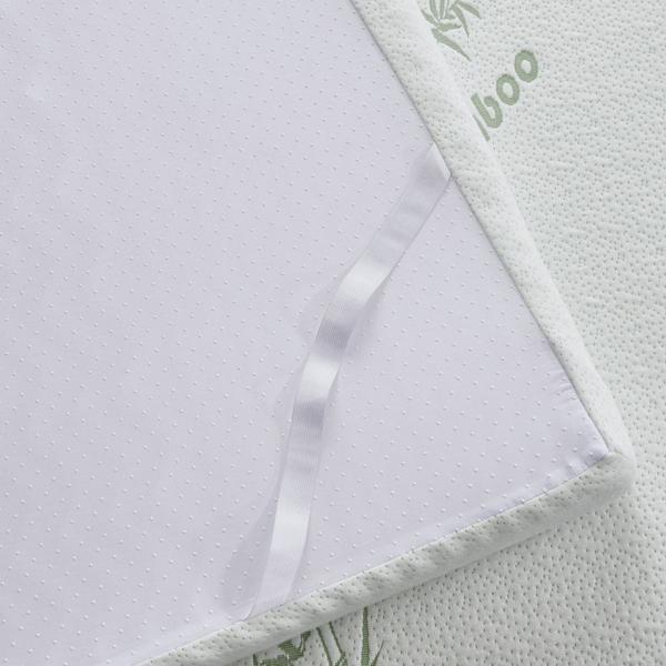 Soft Bamboo Foam Mattress Topper, Anti-Allergy Bounce Back Filling – Single to Super King Size