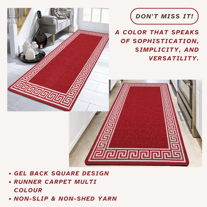 Greekey Hallway Runner Rugs Living Room Carpet Bedroom Carpet Kitchen Floor Mat