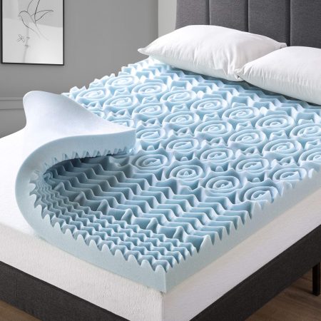 5 Zone Hotel Quality 5cm Thick Mattress Topper Soft Comfortable Bed Enhancer