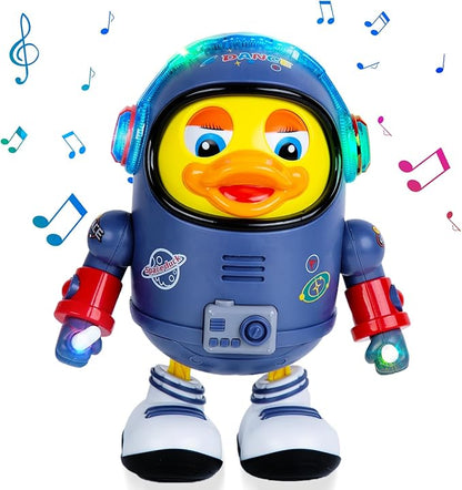 Dancing Duck Toy with Lights & Music Space Duck Tricycle Duck Gentleman Duck & Climbing Stairs Duck Interactive Musical Toys for Toddlers & Kids