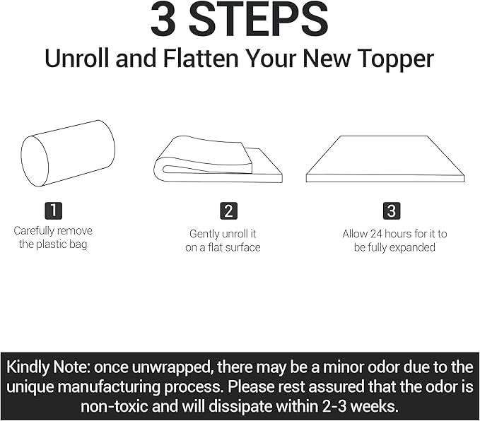 5cm Memory Foam Mattress Topper Single Bed, With Removable Bamboo Cover, Thick Soft Comfortable Antibacterial Hypoallergenic Memory Foam Mattress Enhancer For Bed