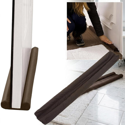 Dual Draft Door Guard Under Door Draught Excluder Door & Window Weather Strip Large Size