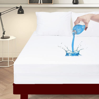 Anti Bed Bug Mattress Protector – 100% Waterproof & Breathable Cover with 3-Sided Zipper | Bed Bug & Dust Mite Proof | Total Encasement, Fits Single, Double, King, Super King ( No Pillowcase )