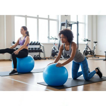 Fitness Gym Ball with Pump Anti-Burst Non-Slip Exercise Ball for Core Training Yoga Balance & Home Workout Equipment