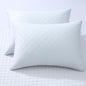 Pillow Protectors 2 Pack / 4 Pack Zippered Pillow Covers 50x75cm Soft Terry Breathable Machine Washable Bedding Protectors White