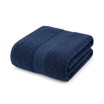 2PC Cotton Bath Towel 500GSM 70x130cm Soft Absorbent Quick Dry Large Towel for Bathroom Home Spa Hotel