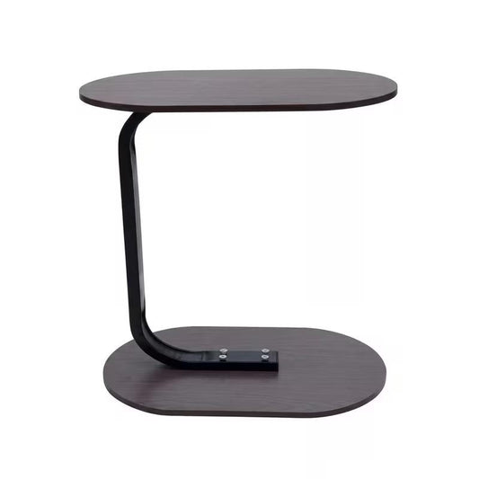 C-Shaped Sofa Side End Table Compact Coffee & Laptop Table for Living Room or Bedroom Sturdy, Space-Saving & Easy to Assemble