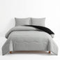 10.5 Tog Coverless Reversible Microfiber Duvet Set With Pillowcase – Single, Double, King – Soft, Breathable and Lightweight All-Season Quilt with Pillowcase – Machine Washable Bedding