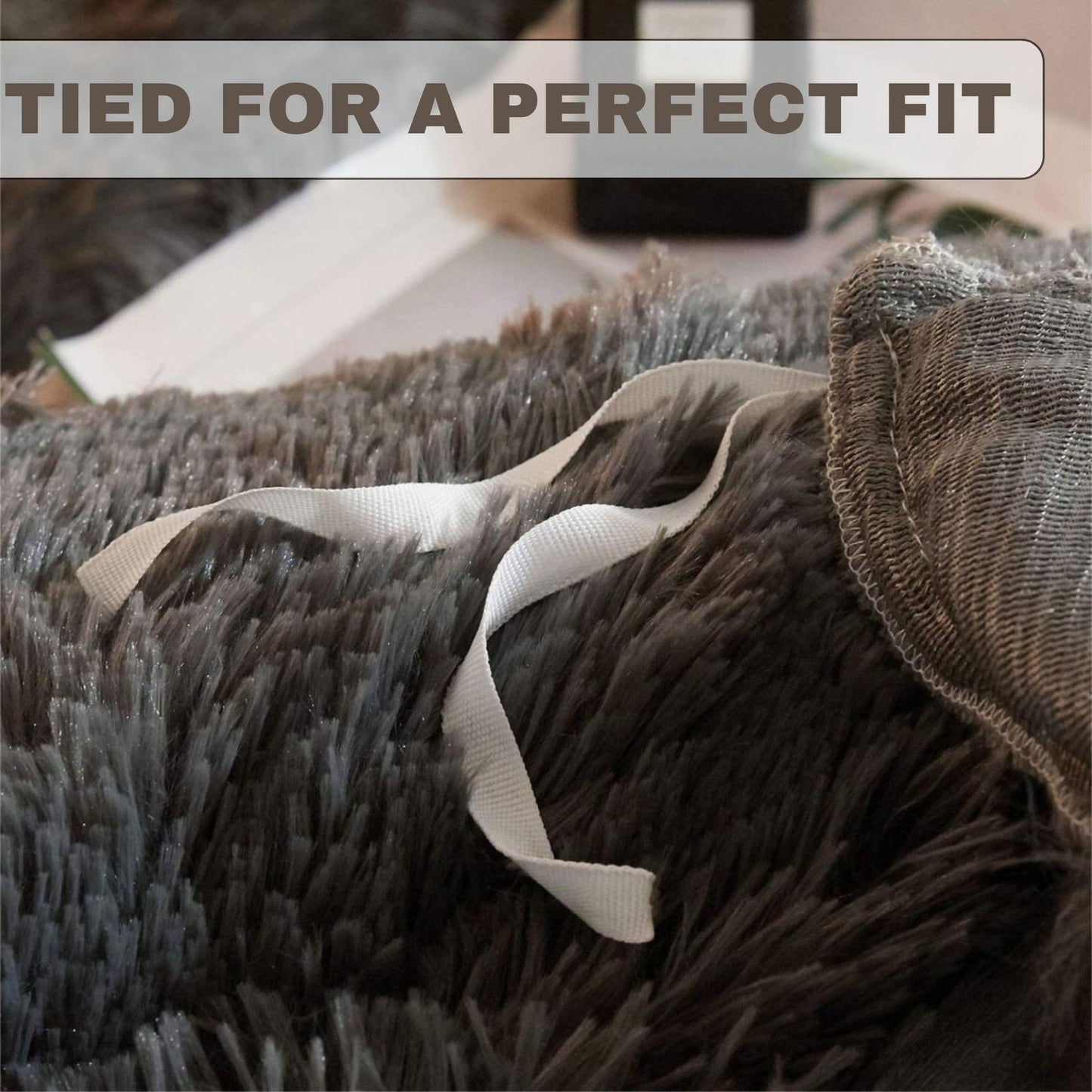 Luxury Hug & Snug Duvet Cover Set Ultre Soft Cozy and Snuggle Quilt Cover Bedding set Single Double King size Available in Charcoal this bedding set is perfect for cooler nights and year round use
