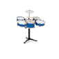 Kids Toy Drum Kit 5 Piece Jazz Drum Set with Cymbal Drumsticks & Stand Musical Instrument Play Set for Children Boys & Girls