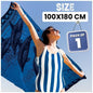 Extra Large Beach Towel Quick Dry Sand Resistant Lightweight Travel Towel XXL 100 x 180 cm Soft Adult Towel