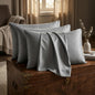 4 Pack Microfiber Pillowcases 50x75cm Standard Size Soft Breathable Pillow Covers with Envelope Closure Smooth Brushed Bedding Set