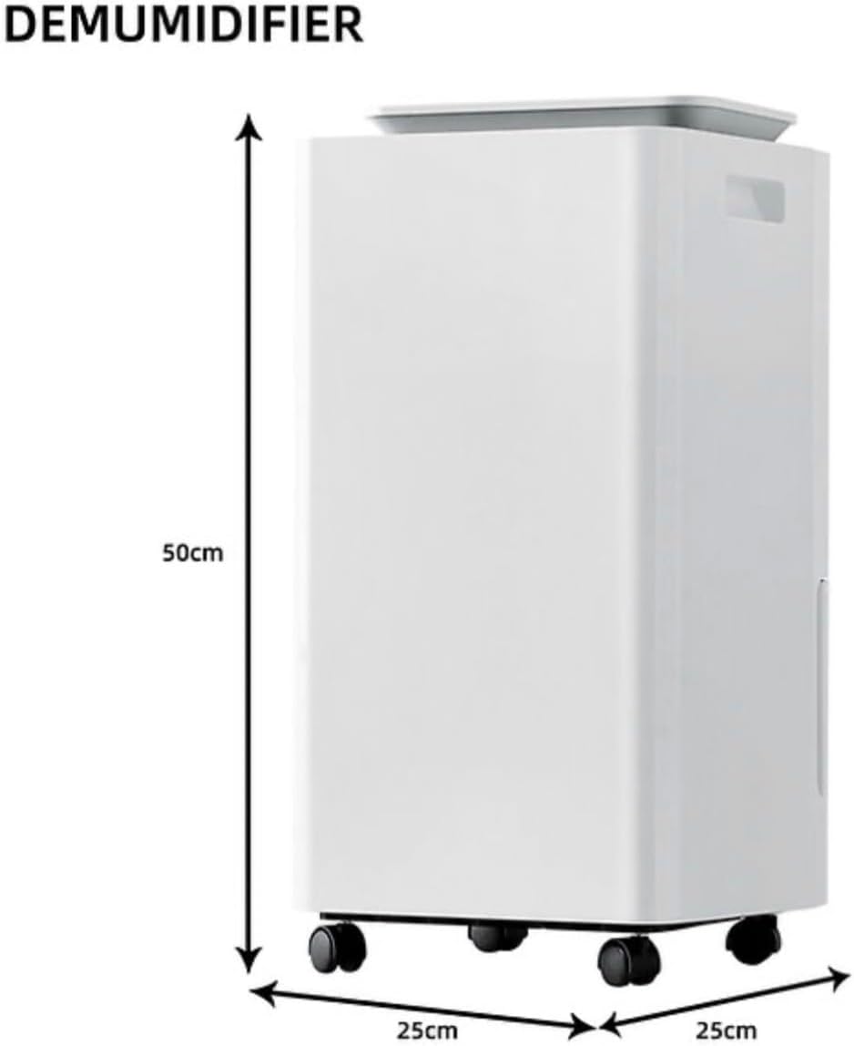 Air Purifying Dehumidifier 3-in-1 with 2.5L Tank – 10L/Day, Low Noise Energy Efficient Indoor Moisture Remover with Timer for Home Bedroom Bathroom