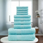 10 Pieces Premium Egyptian Cotton Towel Bale set Hotel Quality Face Hand & Bath Towels Soft & Absorbent 500GSM