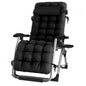Extra Wide Gravity Chairs with cushion, 1/2  pack Deep Filled Cushions, Rust Proof, Lightweight Frame, Reclining, Includes Side Tray