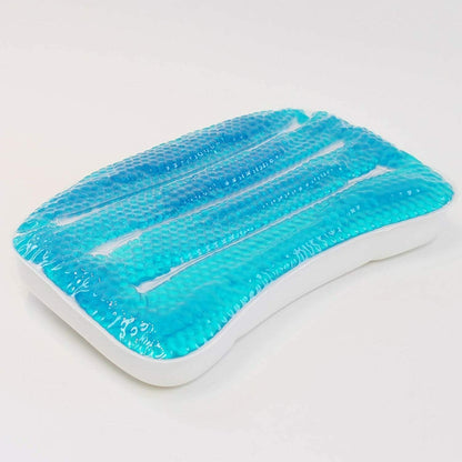 Cooling Gel Spa Bath Pillow with Suction Cups Soft Neck & Shoulder Support Headrest for Bathtub & Home Spa Relaxation