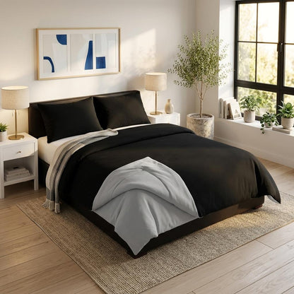 Coverless Duvet Set 10.5 Tog Reversible Quilted Bedding with Pillowcases Unicorn & Gamer Design Single Double Bed Set