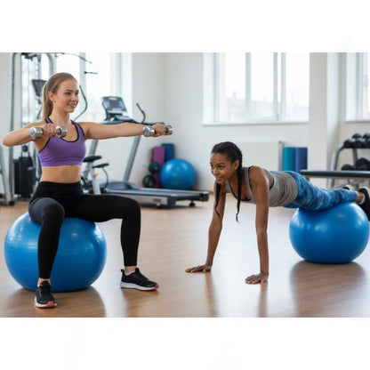 Fitness Gym Ball with Pump Anti-Burst Non-Slip Exercise Ball for Core Training Yoga Balance & Home Workout Equipment