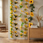 10PCS Artificial Sunflower Hanging Garland 2M Decorative Vine for Home, Wedding, Party & Garden Décor