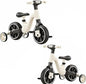 2 in 1 Toddler Balance Bike with Removable Basket  Adjustable 4 Wheel Training Bike for 1 Year Old Boys & Girls, Chainless First Ride On Bike for 12 24 Months