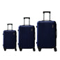 3 Piece Hard Shell Luggage Set – Lightweight ABS Suitcase Set with 4 Spinner Wheels, TSA Lock & Telescopic Handle | Cabin, Medium & Large