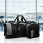 32 Inch 2 in 1 Large Capacity Travel Bag with Wheels Lightweight Rolling Weekend Luggage for Men and Women, Collapsible Storage Suitcase Alternative