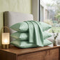 4 Pack Microfiber Pillowcases 50x75cm Standard Size Soft Breathable Pillow Covers with Envelope Closure Smooth Brushed Bedding Set